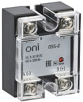 Реле твердотельное IEK ONI OSS-2 40А 380В AC 3-32В DC картинка
